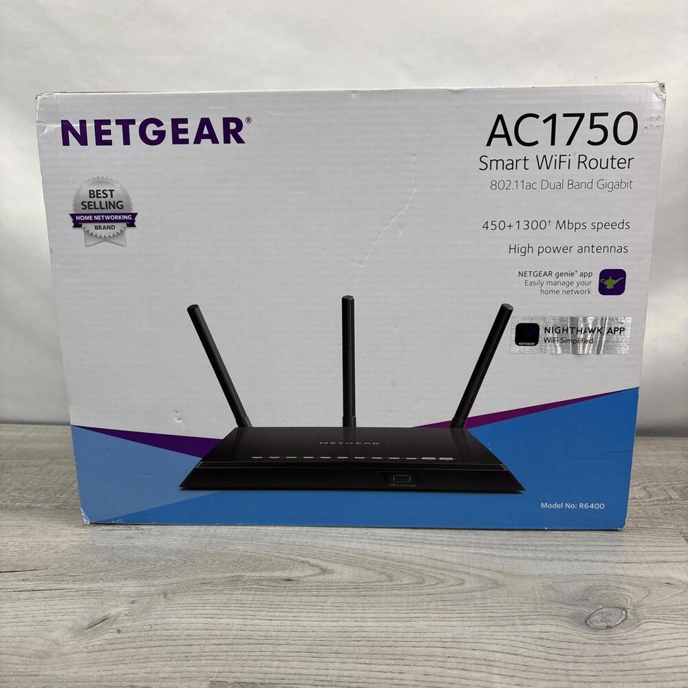 Netgear Nighthawk AC1750 (R6700v2) - Router Only No Cords